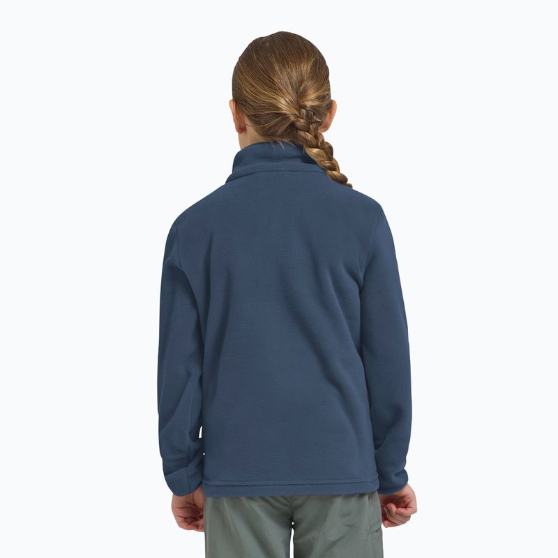 Dětská fleece mikina Jack Wolfskin Taunus midnight sky 10