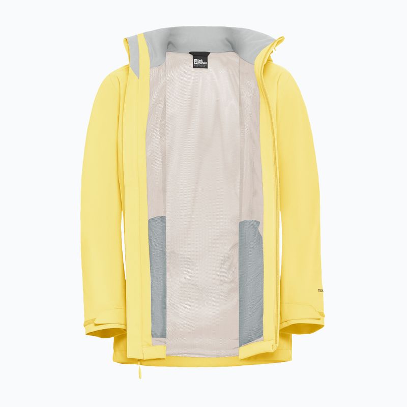 Dámská nepromokavá bunda Jack Wolfskin Trailtime 2L lemon ice 10