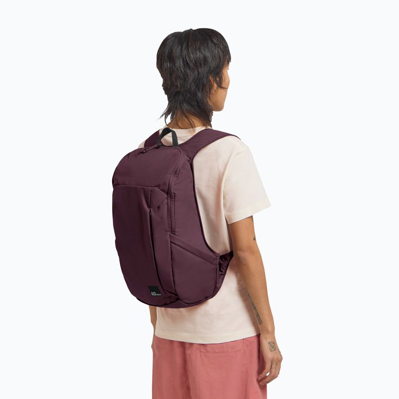 Dámský městský batoh Jack Wolfskin Waimea 15 l amarantový 10