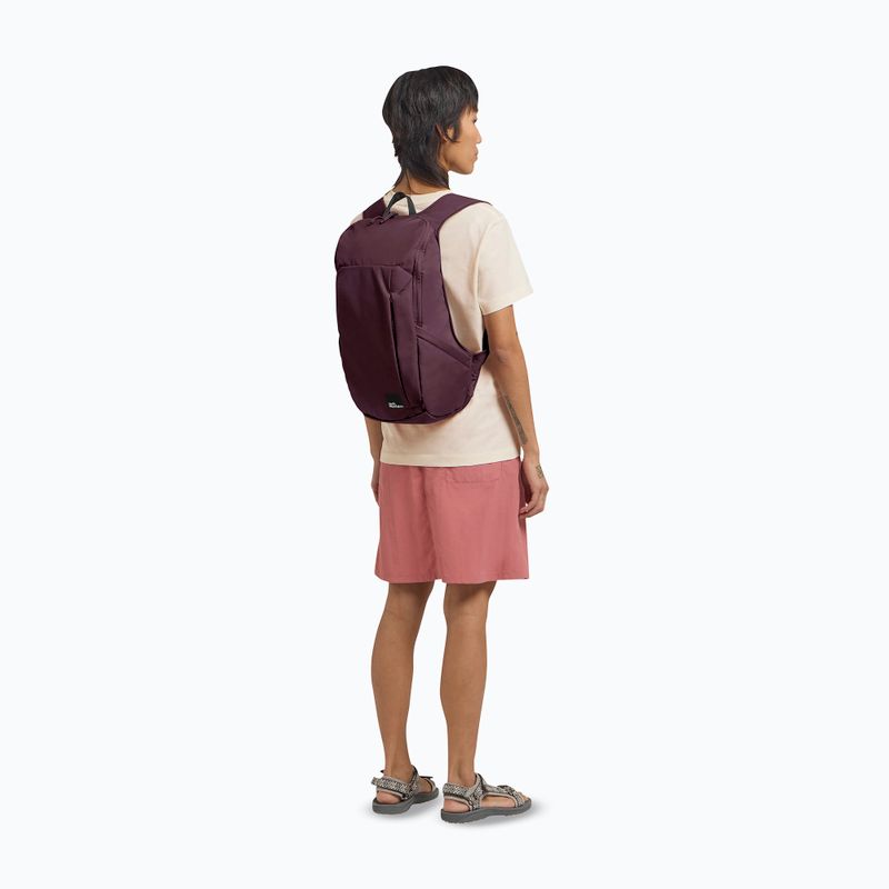 Dámský městský batoh Jack Wolfskin Waimea 15 l amarantový 11
