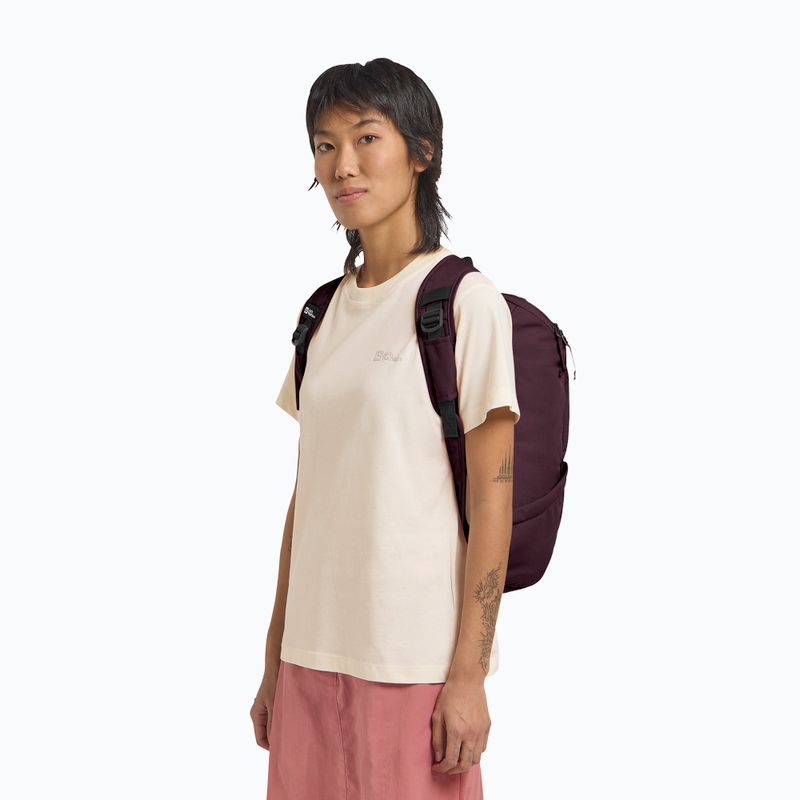 Dámský městský batoh Jack Wolfskin Waimea 15 l amarantový 12