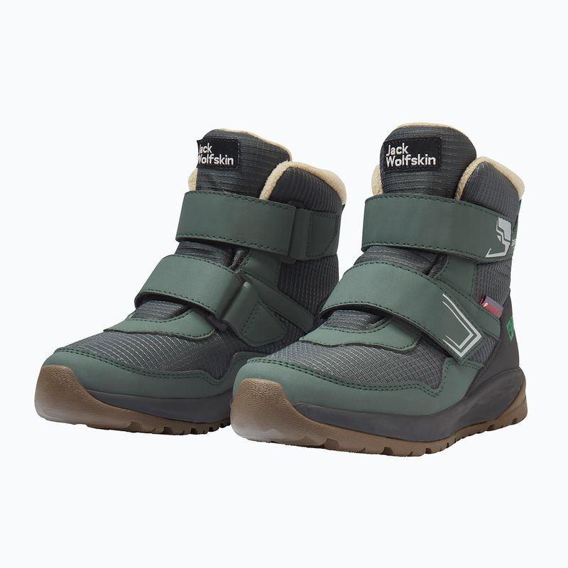 Dětské boty Jack Wolfskin Polar Bear-B Texapore Mid Vc mystic green 3