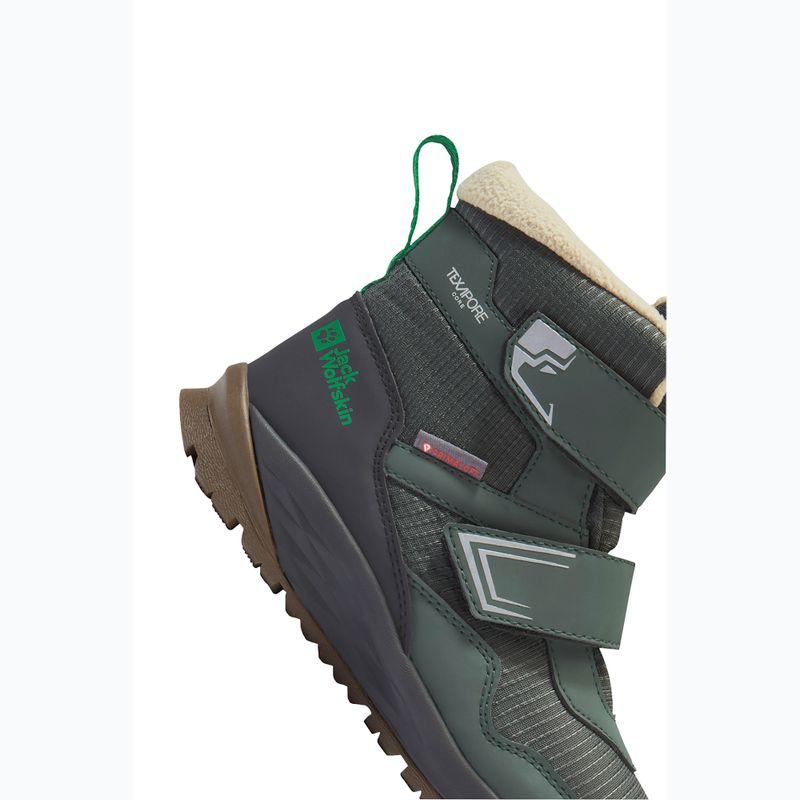 Dětské boty Jack Wolfskin Polar Bear-B Texapore Mid Vc mystic green 8