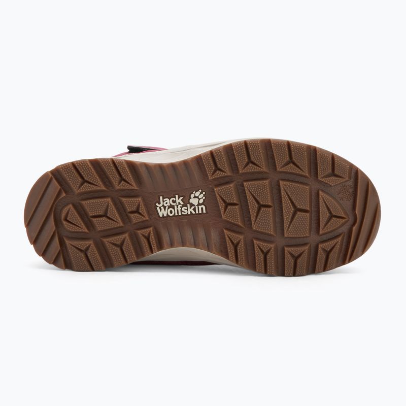 Dětské boty Jack Wolfskin Polar Bear-G Texapore High Vc raisin 4