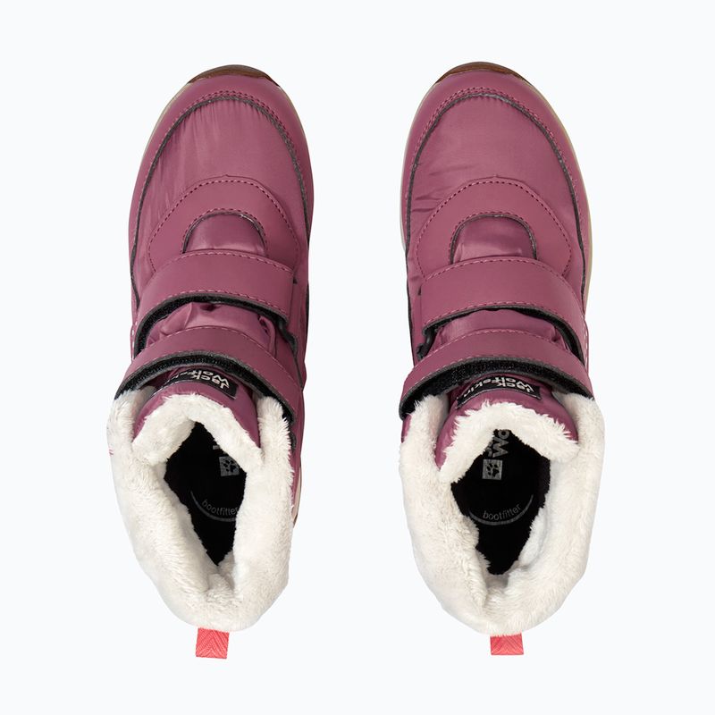 Dětské boty Jack Wolfskin Polar Bear-B Texapore Mid Vc raisin 5