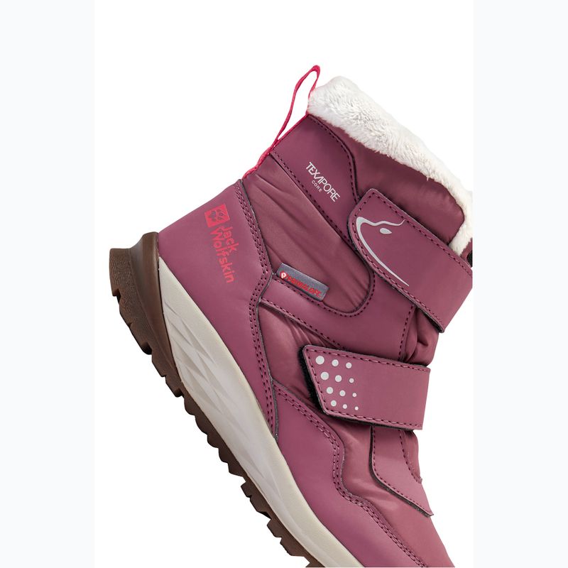 Dětské boty Jack Wolfskin Polar Bear-B Texapore Mid Vc raisin 8