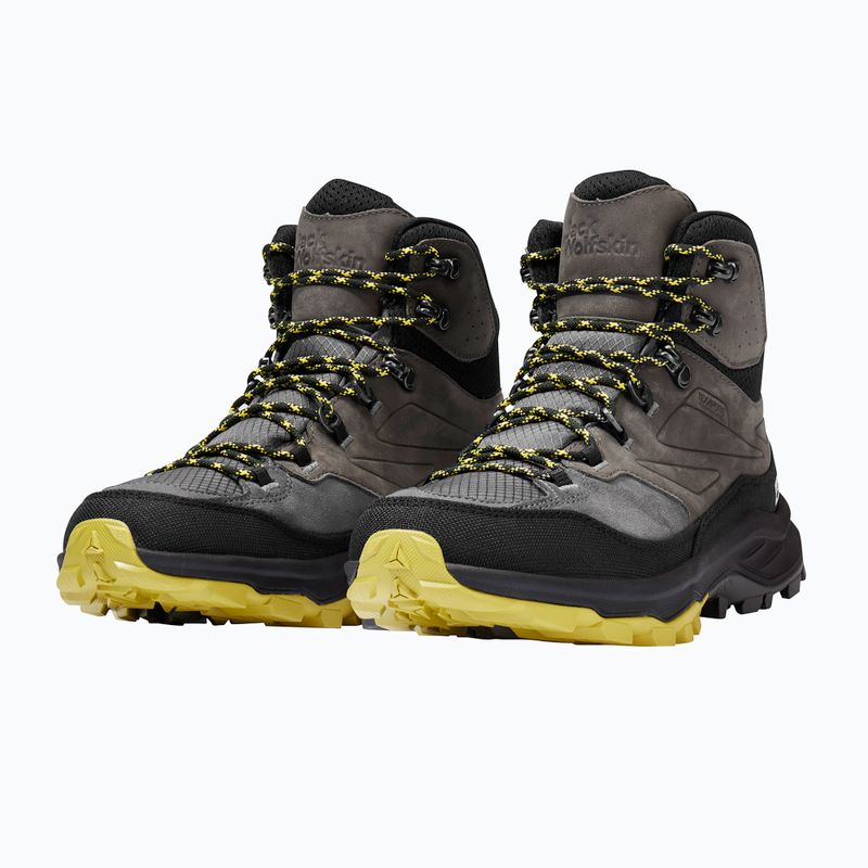 Pánské trekingové boty Jack Wolfskin Cyrox Texapore Mid slate 10