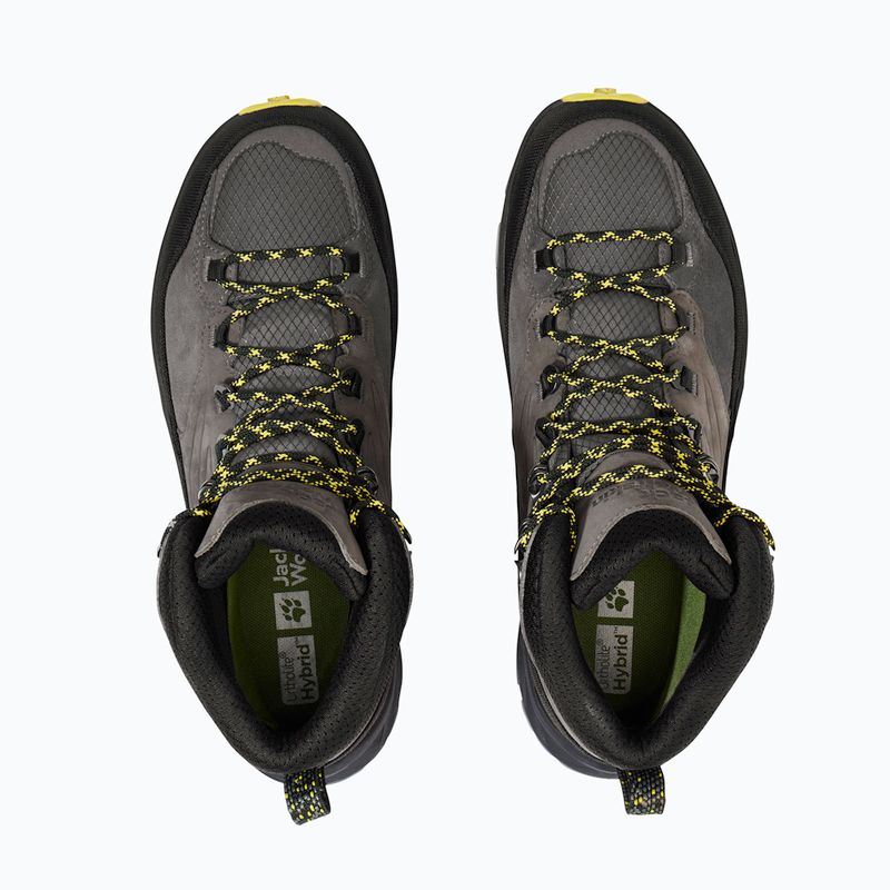 Pánské trekingové boty Jack Wolfskin Cyrox Texapore Mid slate 12