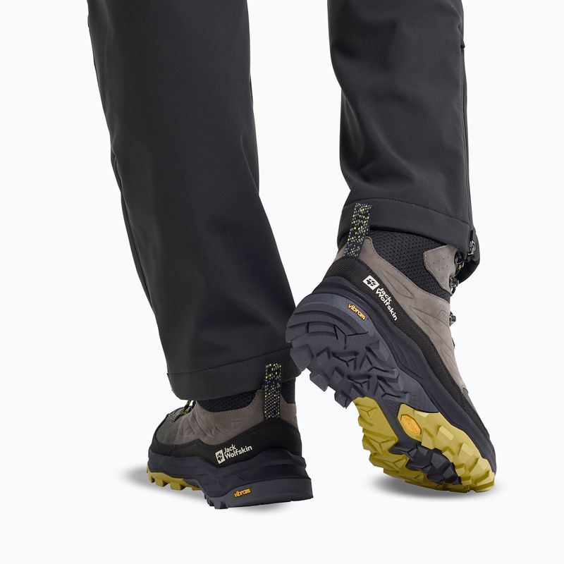 Pánské trekingové boty Jack Wolfskin Cyrox Texapore Mid slate 18