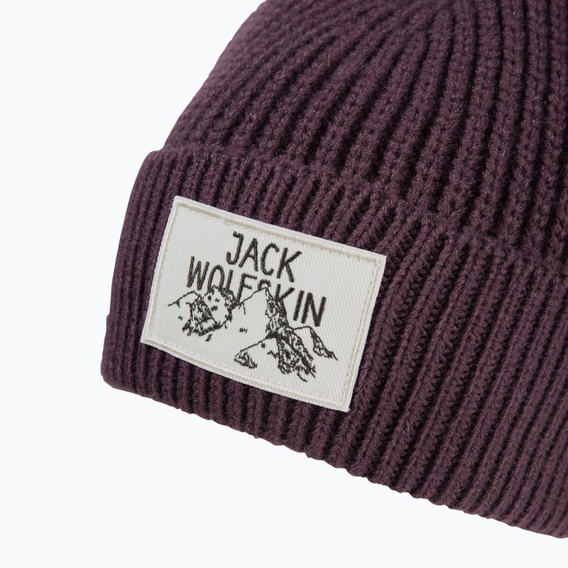 Zimní čepice Jack Wolfskin Badge amaranth 3