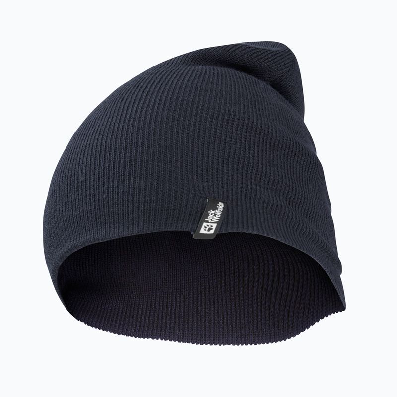 Zimní čepice Jack Wolfskin Rib dark navy