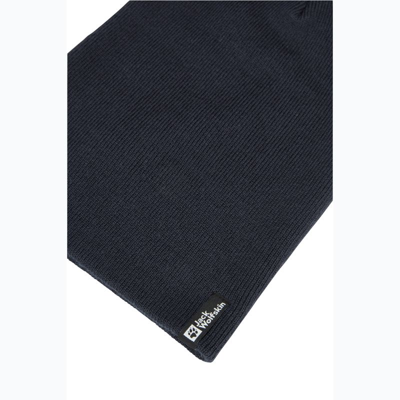 Zimní čepice Jack Wolfskin Rib dark navy 3