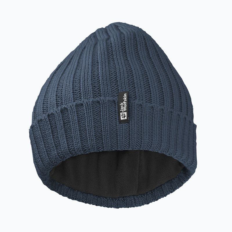 Zimní čepice Jack Wolfskin Rib Knit midnight sky
