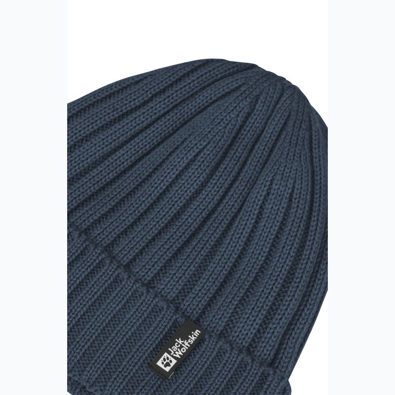 Zimní čepice Jack Wolfskin Rib Knit midnight sky 3