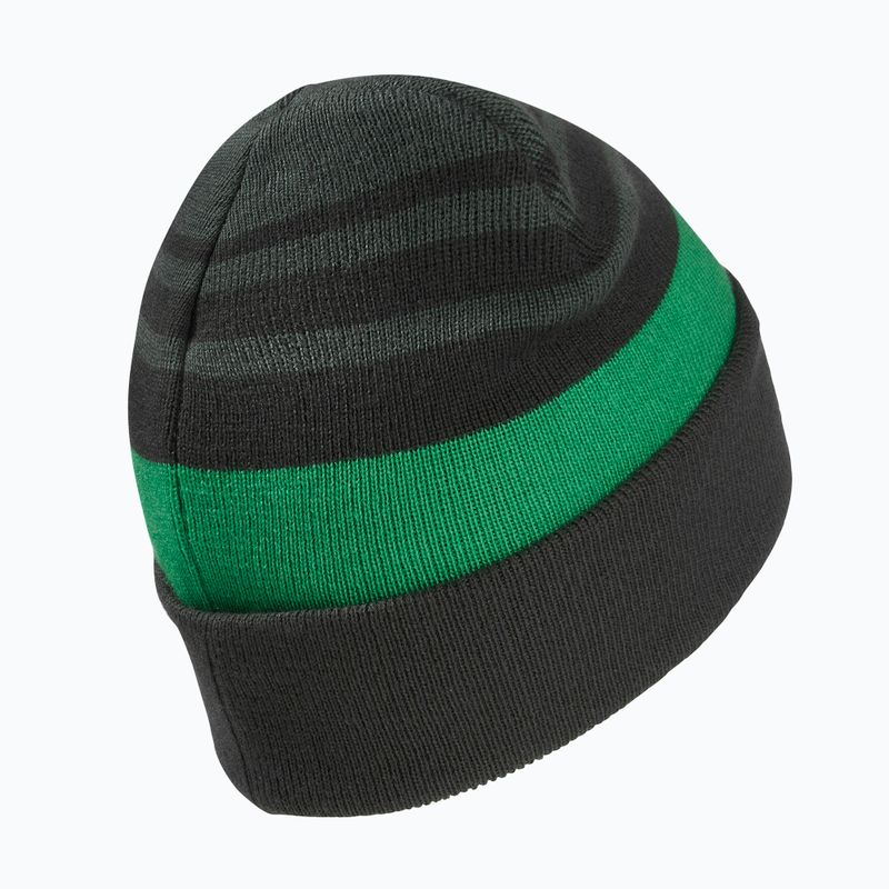 Dětská zimní čepice Jack Wolfskin Stripy Knit slate green/mystic 2