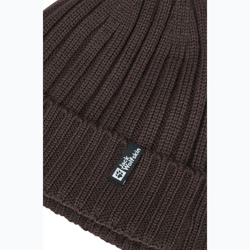 Zimní čepice Jack Wolfskin Rib Knit peat 3