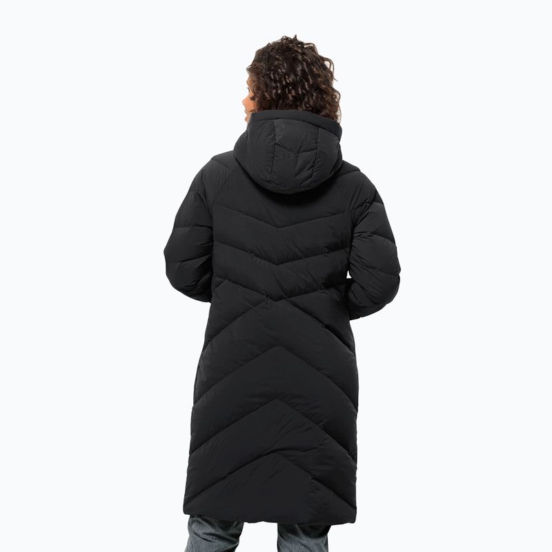 Dámský péřový kabát Jack Wolfskin Marienplatz Coat black 2