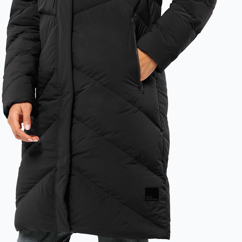 Dámský péřový kabát Jack Wolfskin Marienplatz Coat black 4