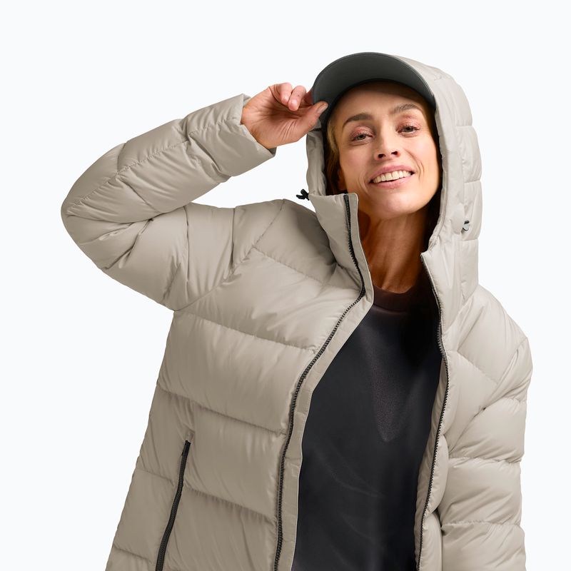 Dámský péřový kabát Jack Wolfskin Frozen Palace pale sand 5