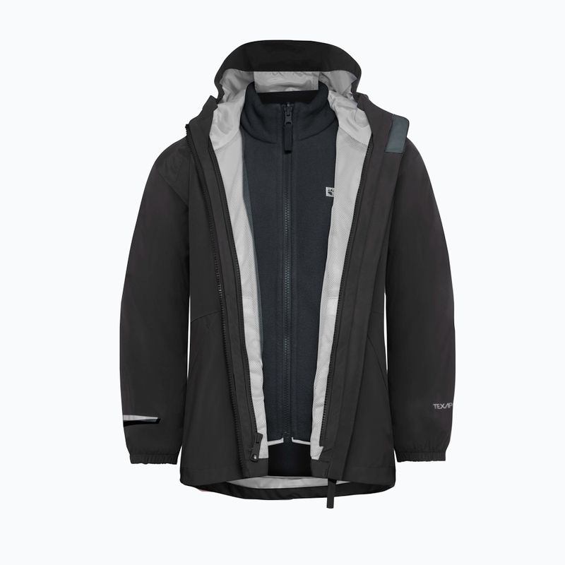 Dětská bunda 3v1 Jack Wolfskin Iceland 3IN1 black 3