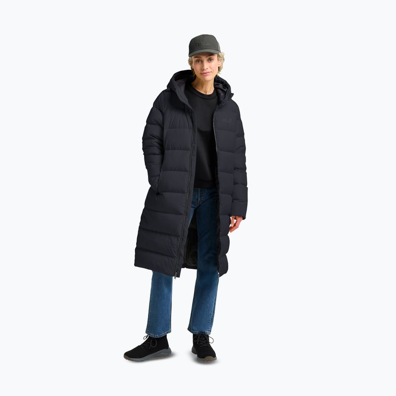 Dámský péřový kabát Jack Wolfskin Frozen Palace Coat dark navy 3
