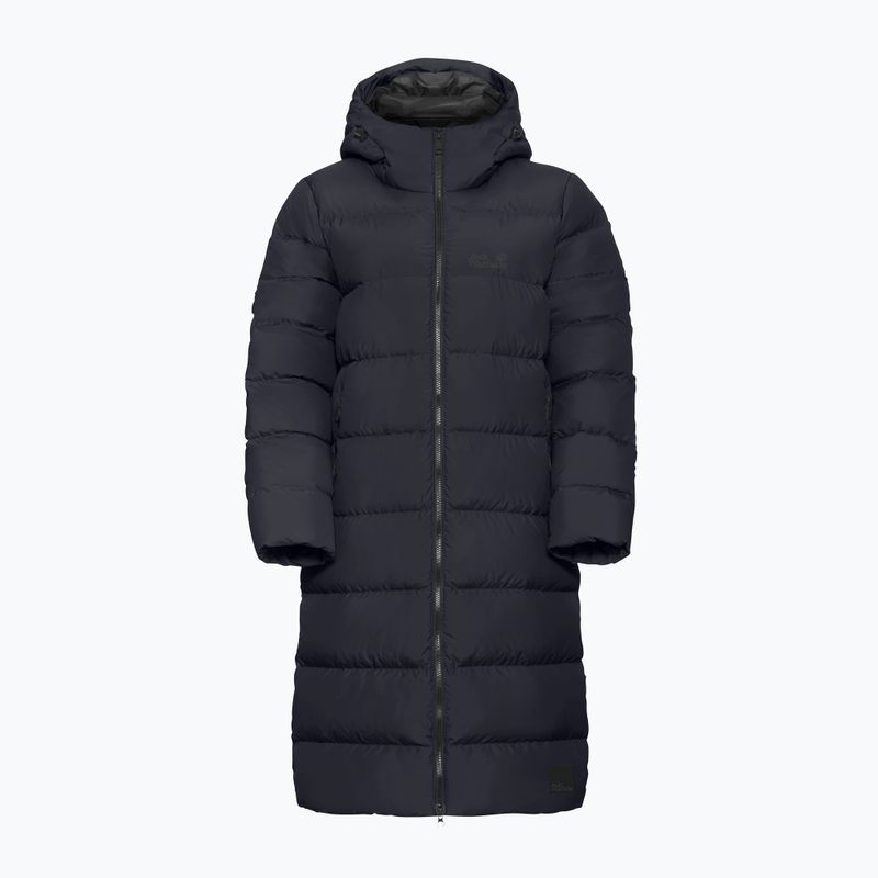 Dámský péřový kabát Jack Wolfskin Frozen Palace Coat dark navy 9