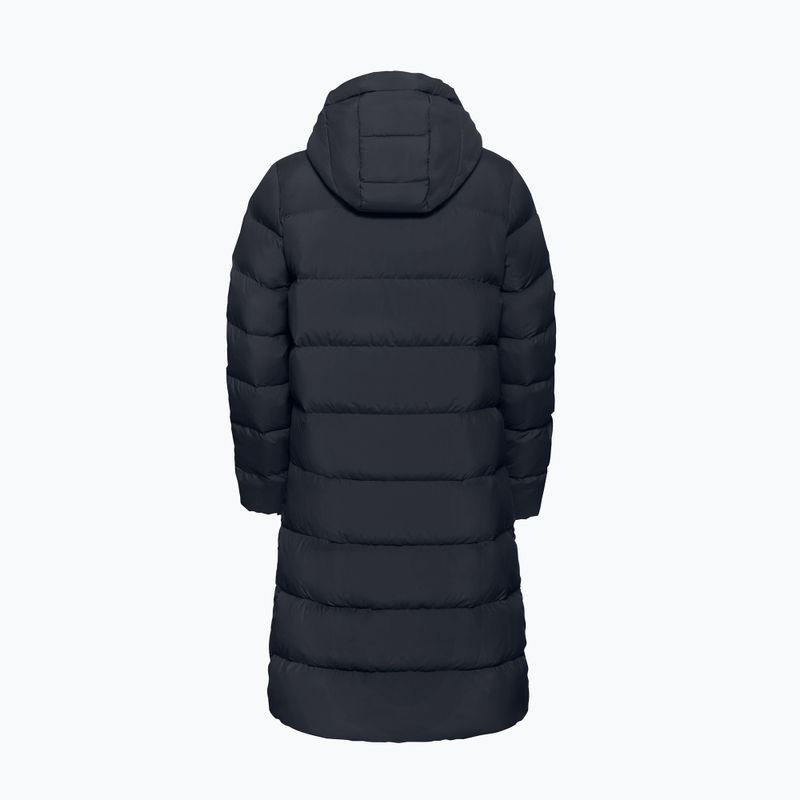 Dámský péřový kabát Jack Wolfskin Frozen Palace Coat dark navy 10