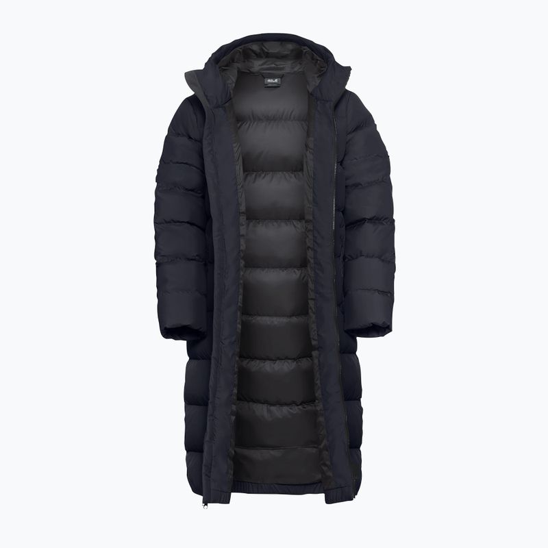 Dámský péřový kabát Jack Wolfskin Frozen Palace Coat dark navy 11