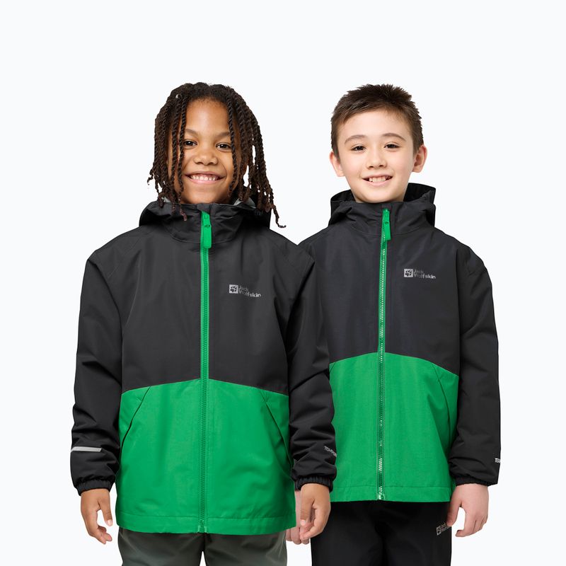 Dětská bunda 3v1 Jack Wolfskin Iceland 3IN1 mystic green 7