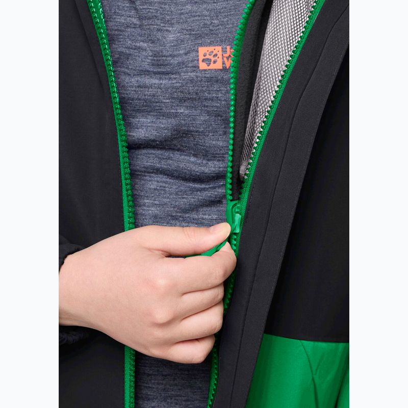 Dětská bunda 3v1 Jack Wolfskin Iceland 3IN1 mystic green 17