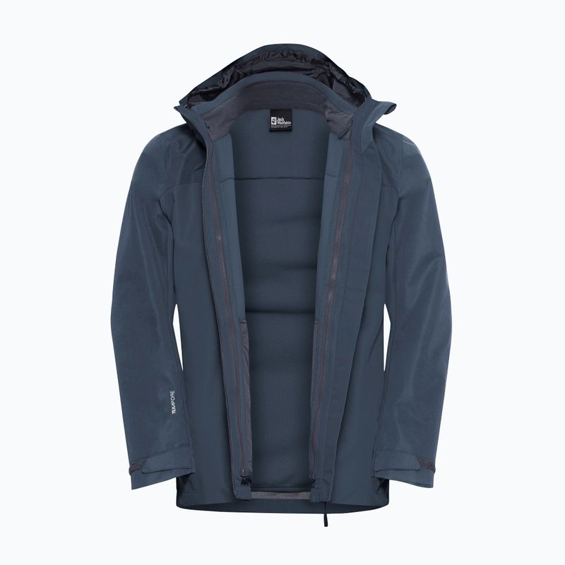 Pánská bunda 3v1 Jack Wolfskin Taubenberg 3In1 midnight sky 13