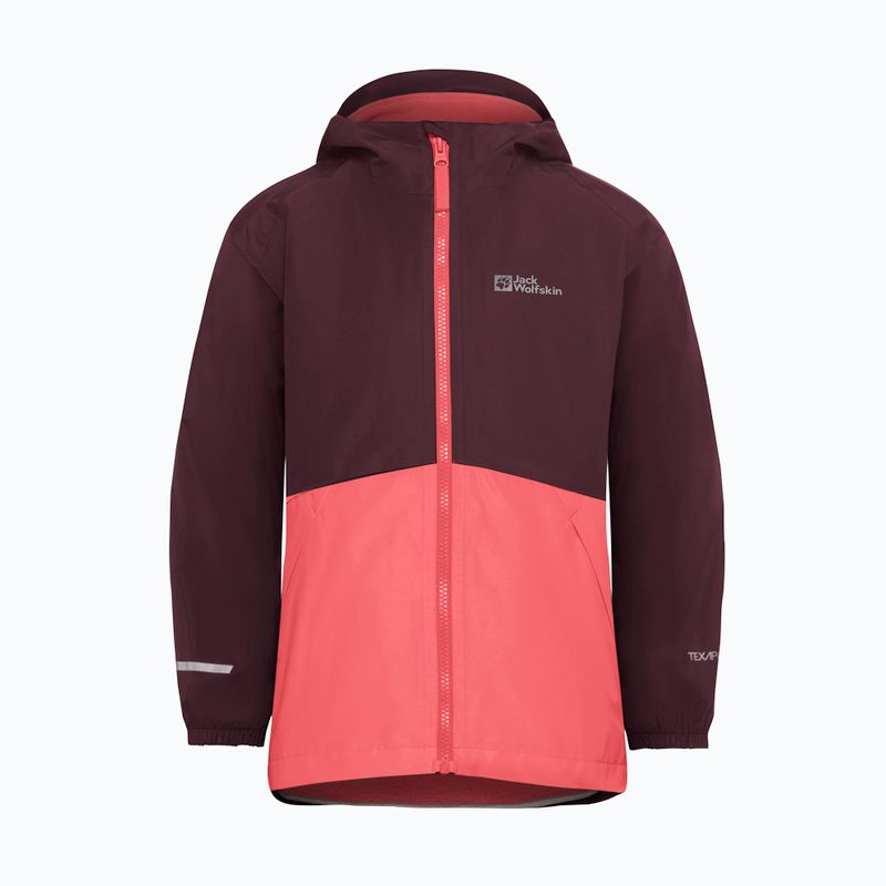 Dětská bunda 3v1 Jack Wolfskin Iceland 3IN1 sunset coral