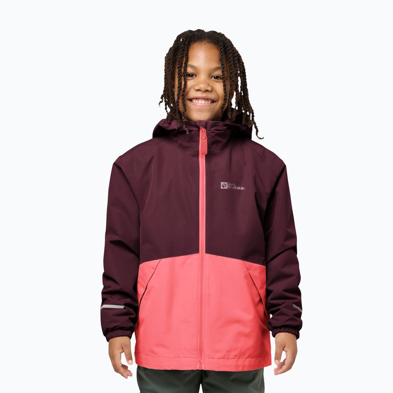 Dětská bunda 3v1 Jack Wolfskin Iceland 3IN1 sunset coral 8