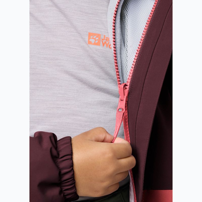 Dětská bunda 3v1 Jack Wolfskin Iceland 3IN1 sunset coral 12