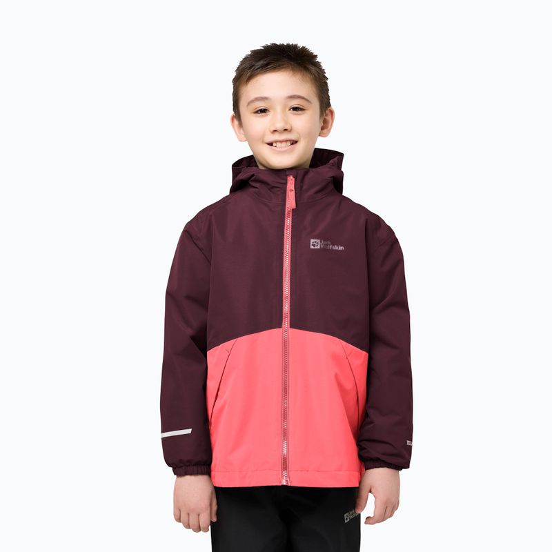 Dětská bunda 3v1 Jack Wolfskin Iceland 3IN1 sunset coral 13