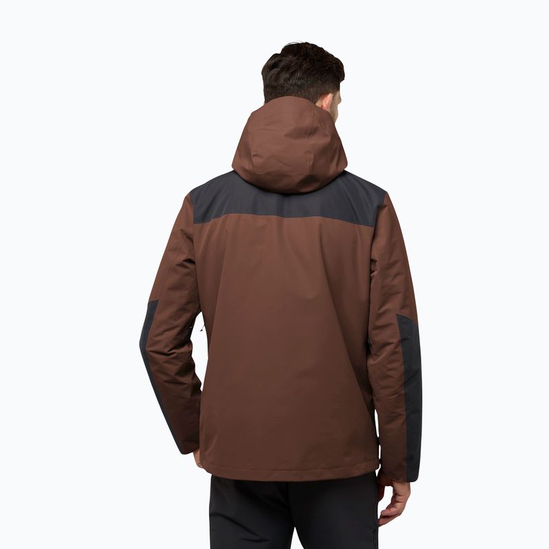 Pánská bunda 3v1 Jack Wolfskin Jasper 3In1 hot choc 3