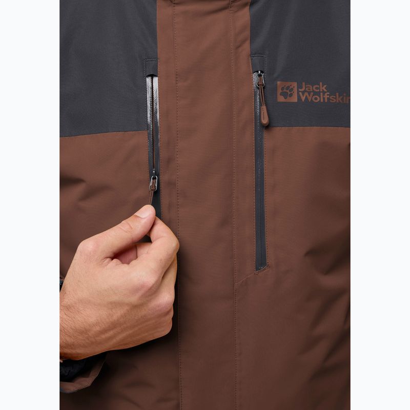 Pánská bunda 3v1 Jack Wolfskin Jasper 3In1 hot choc 14