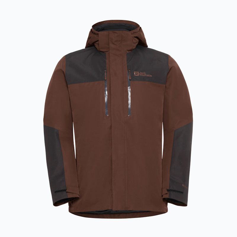 Pánská bunda 3v1 Jack Wolfskin Jasper 3In1 hot choc 19