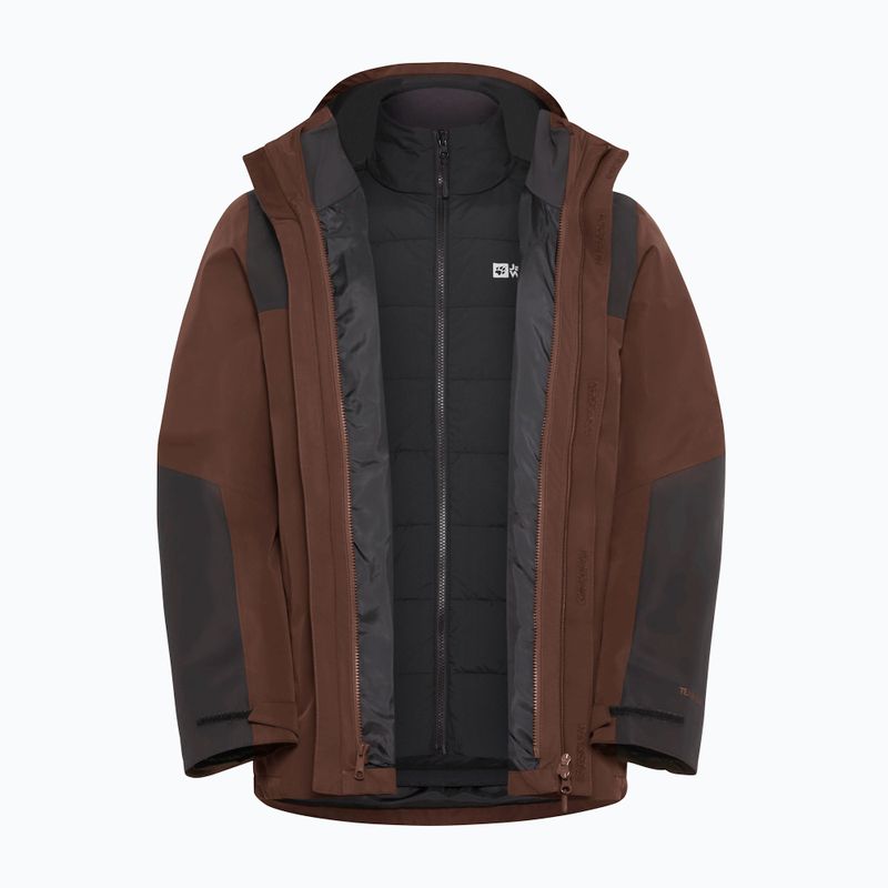 Pánská bunda 3v1 Jack Wolfskin Jasper 3In1 hot choc 21
