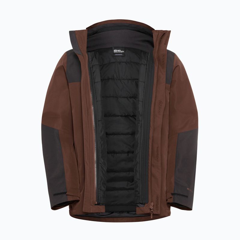 Pánská bunda 3v1 Jack Wolfskin Jasper 3In1 hot choc 22