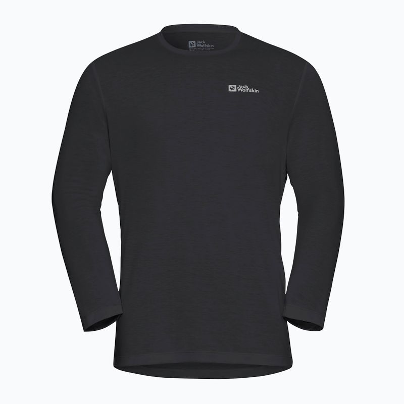 Pánské tričko Longsleeve Jack Wolfskin Vonnan black 3