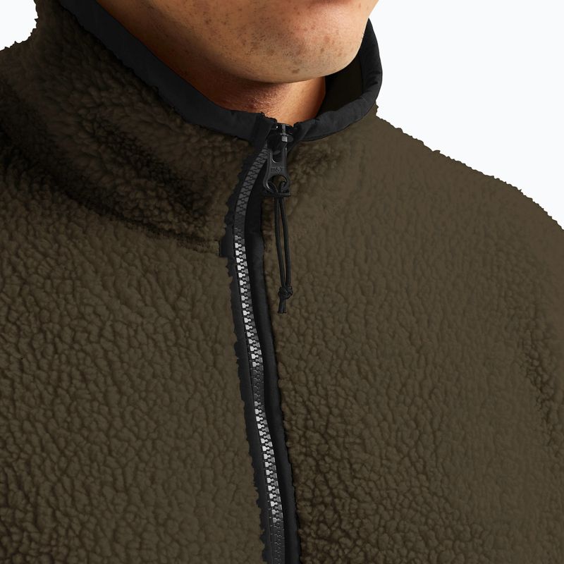 Pánská fleecová mikina Jack Wolfskin Stone Lite obsidian moss 4