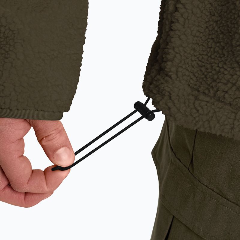 Pánská fleecová mikina Jack Wolfskin Stone Lite obsidian moss 6