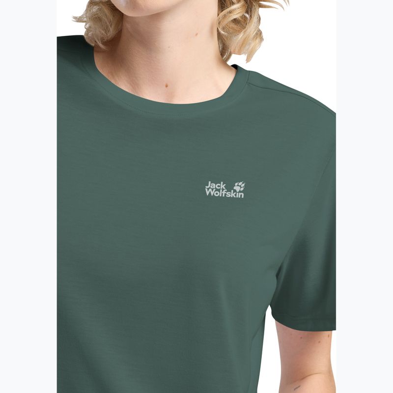 Dámské trekové tričko Jack Wolfskin Vonnan sago palm 4