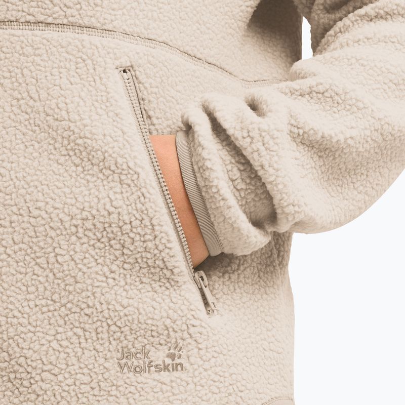 Dámská fleecová mikina Jack Wolfskin Lite Curl Full Zip oyster 6