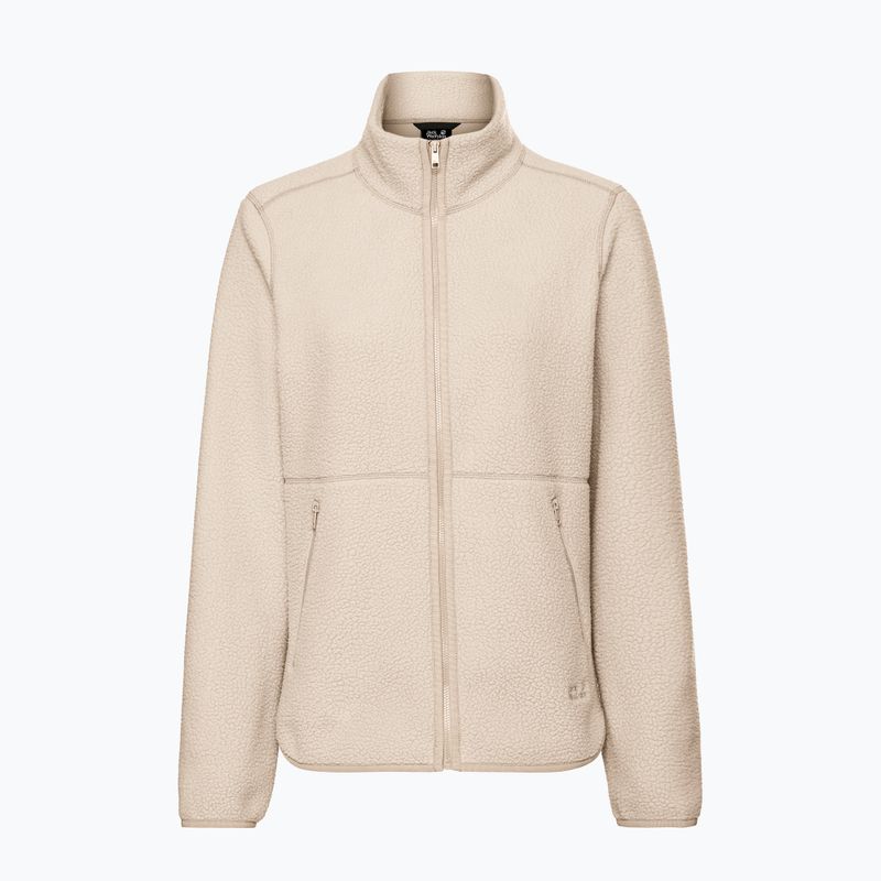 Dámská fleecová mikina Jack Wolfskin Lite Curl Full Zip oyster 7