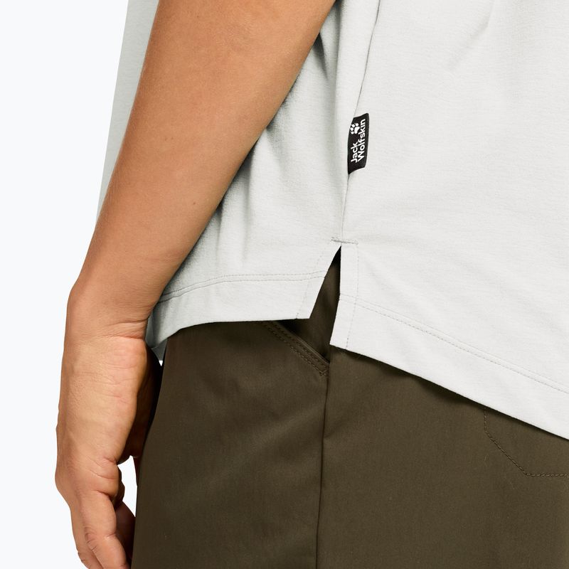 Dámské trekové tričko Jack Wolfskin Travel T stark white 4