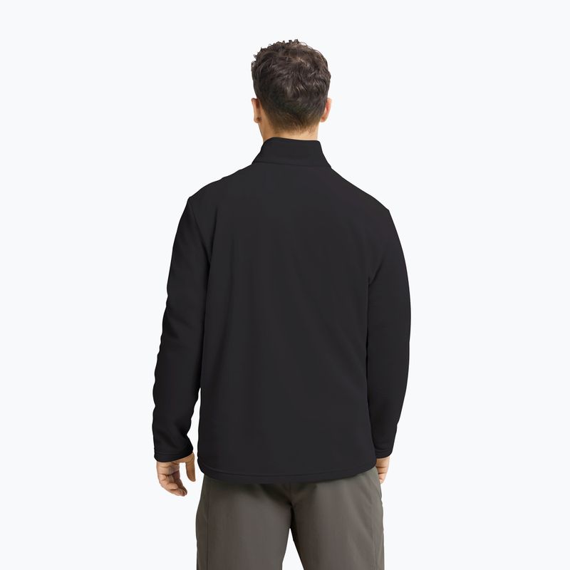 Pánská fleecová mikina Jack Wolfskin Taunus 100 Half Zip black 3