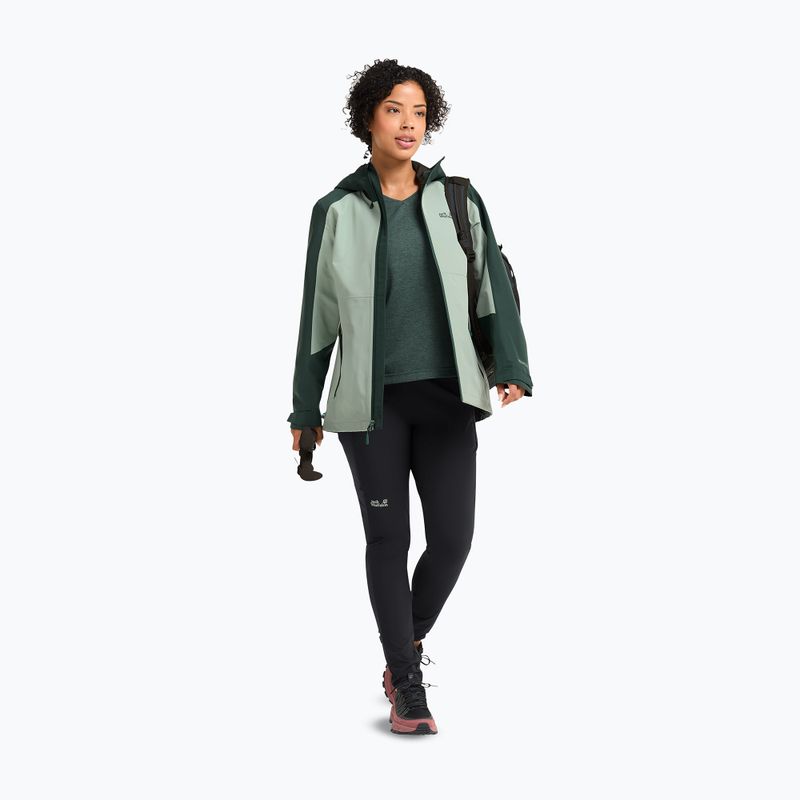 Dámská nepromokavá bunda Jack Wolfskin Wildbound 2L green zinnia 2