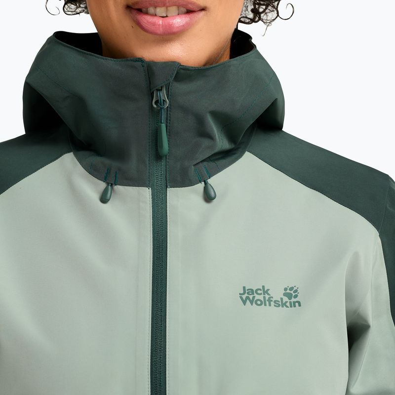 Dámská nepromokavá bunda Jack Wolfskin Wildbound 2L green zinnia 4